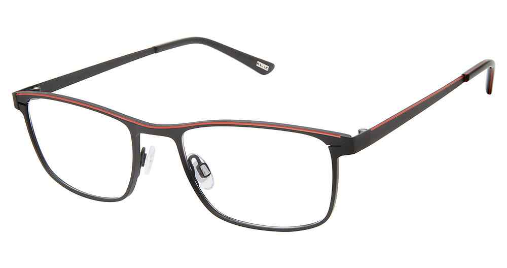 Black Red Kliik Denmark K-702 Eyeglasses