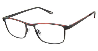 Black Red Kliik Denmark K-702 Eyeglasses