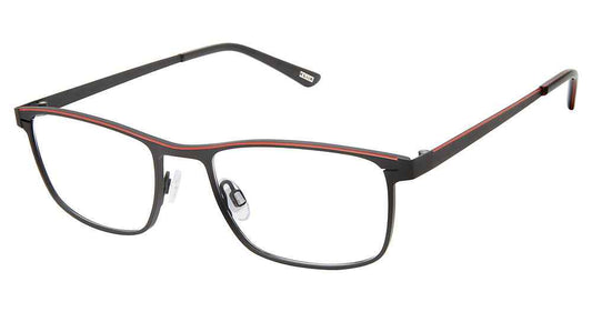 Black Red Kliik Denmark K-702 Eyeglasses