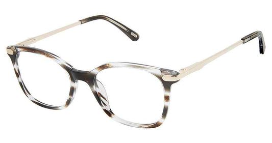 Black Smoke Gold Kliik Denmark K-703 Eyeglasses