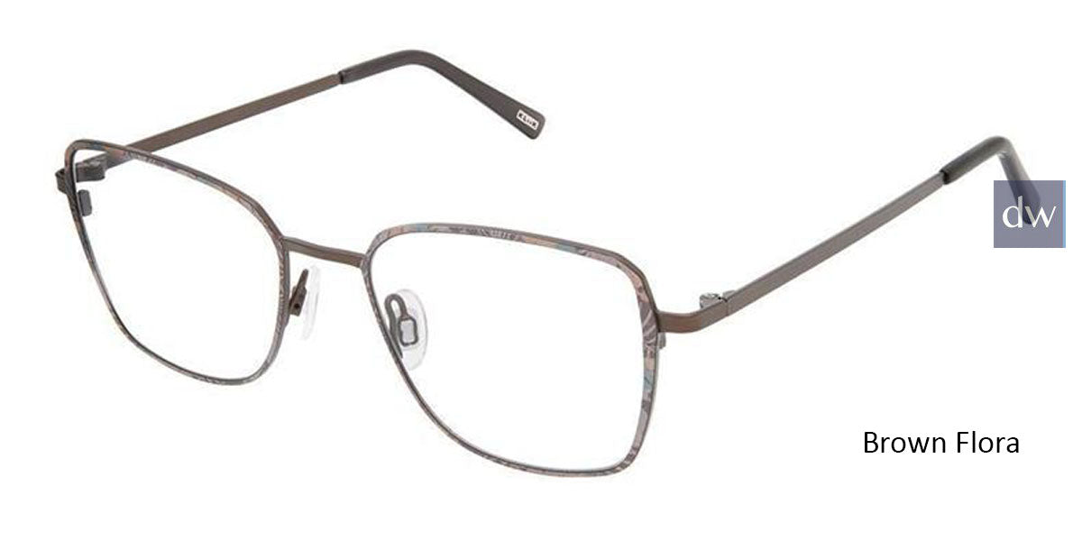 Brown Flora Kliik Denmark K-714 Eyeglasses - Teenager