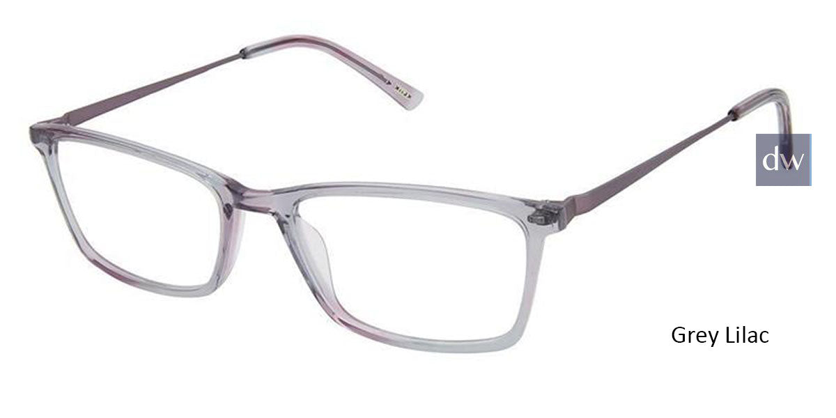 Grey Lilac Kliik Denmark K-718 Eyeglasses - Teenager