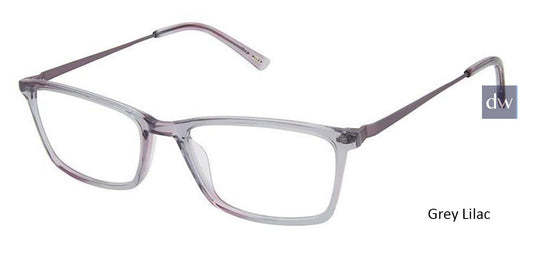 Grey Lilac Kliik Denmark K-718 Eyeglasses - Teenager