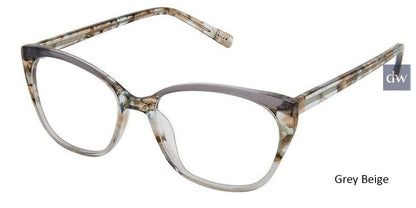 Grey Beige Kliik Denmark K-720 Eyeglasses - Teenager