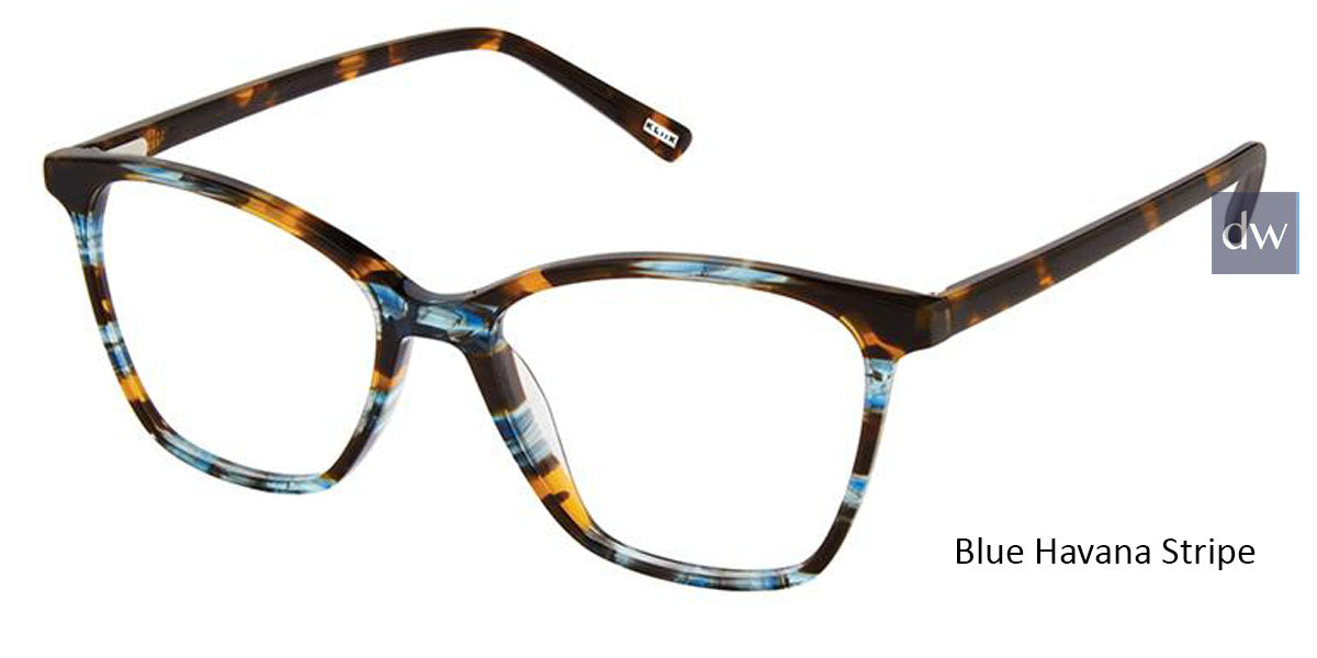 Blue Havana STR Kliik Denmark K-727 Eyeglasses - Teenager