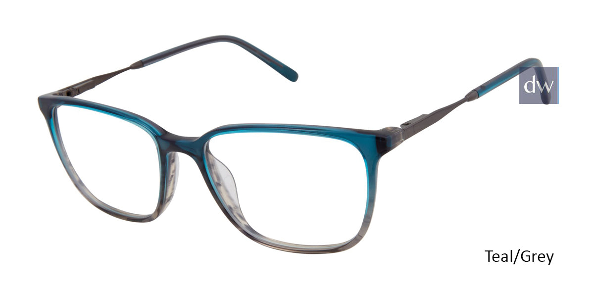 Teal/Grey Mini 762002 Eyeglasses.