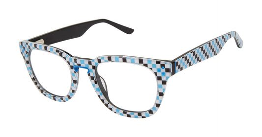Black / White / Blue Check - MUL