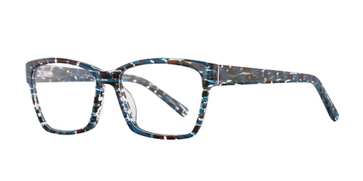 Blue/Brown Romeo Gigli RG77009 Eyeglasses.