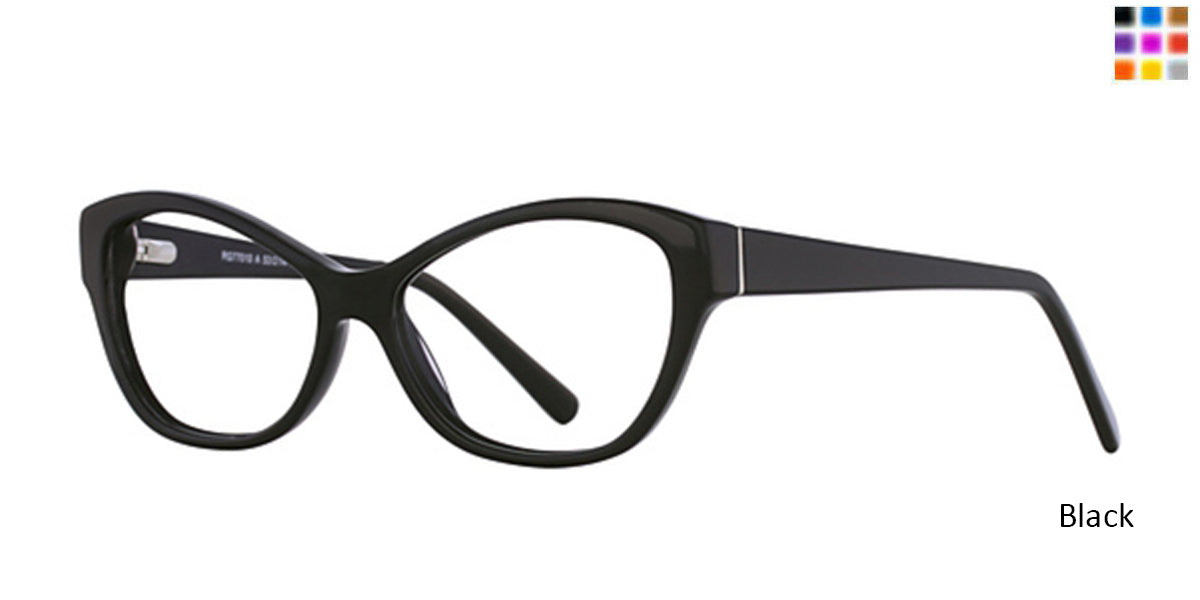 Black Romeo Gigli RG77010 Eyeglasses.