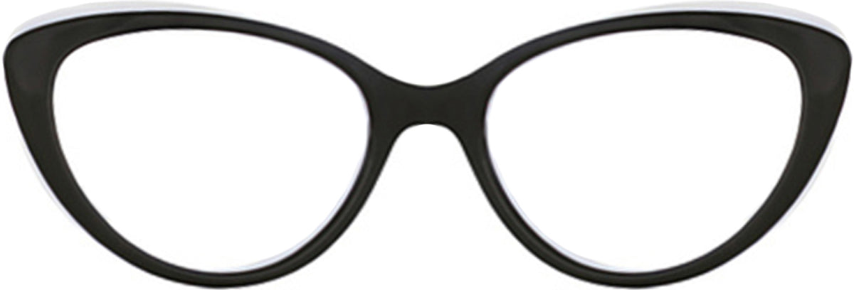 Black/White Romeo Gigli RG77012 Eyeglasses.