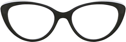 Black/White Romeo Gigli RG77012 Eyeglasses.