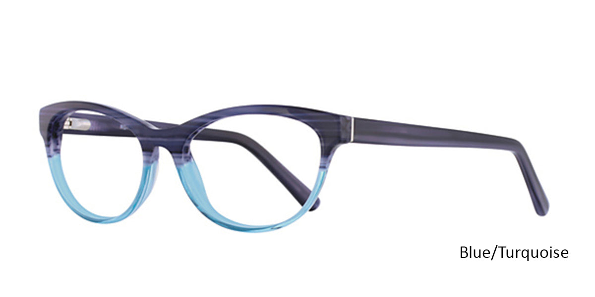 Blue/Turquoise Romeo Gigli RG77018 Eyeglasses.