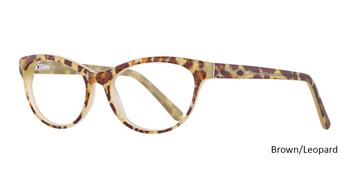 Brown/Leopard Romeo Gigli RG77018 Eyeglasses.