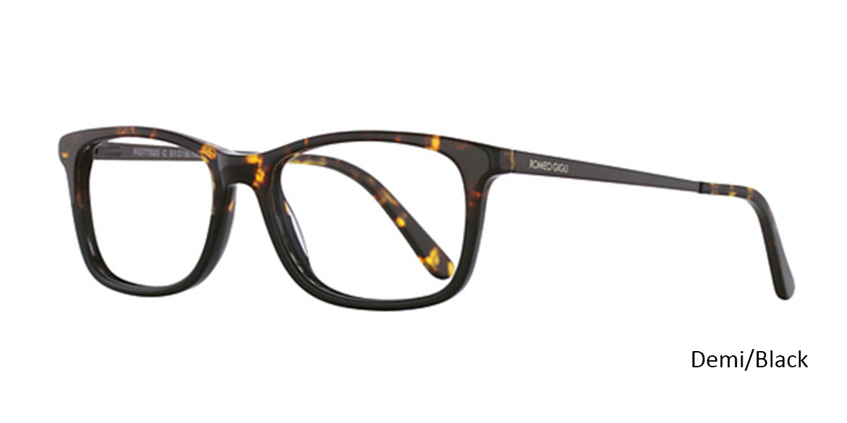 Demi/Black Romeo Gigli RG77020 Eyeglasses.