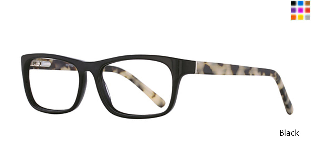 Black Romeo Gigli RG77021 Eyeglasses.