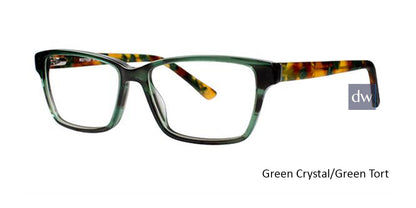 Green Crystal/Green Tort Romeo Gigli RG77029 Eyeglasses