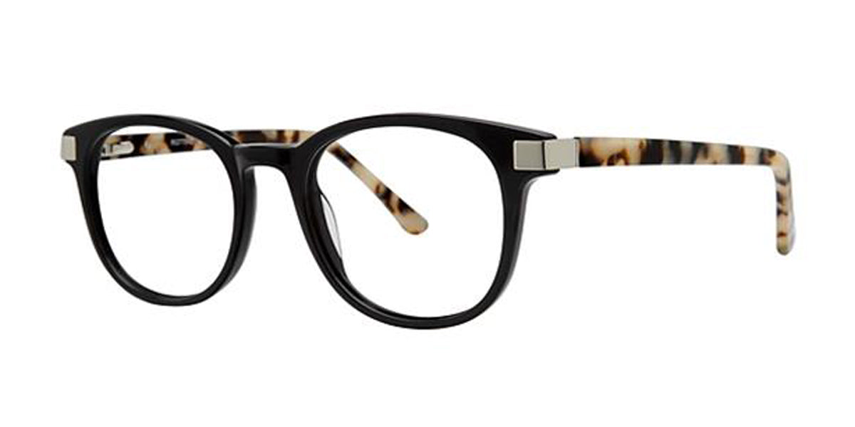 Black/Vanilla Tortoise Romeo Gigli 77042 Eyeglasses.