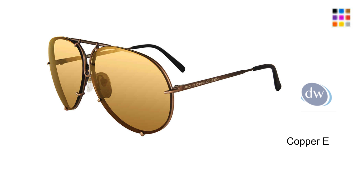 PORSCH DESIGN P8478 Sunglasses Copper