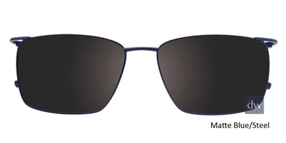 Matte Blue Steel Clip-On