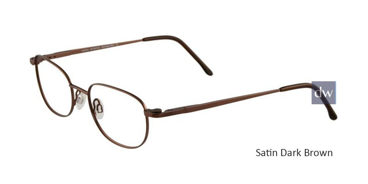 Satin Dark Brown Cargo C5034 Eyeglasses.