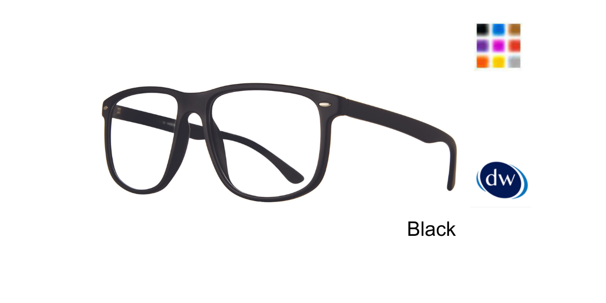 Black Eight to Eighty Edwin Eyeglasses