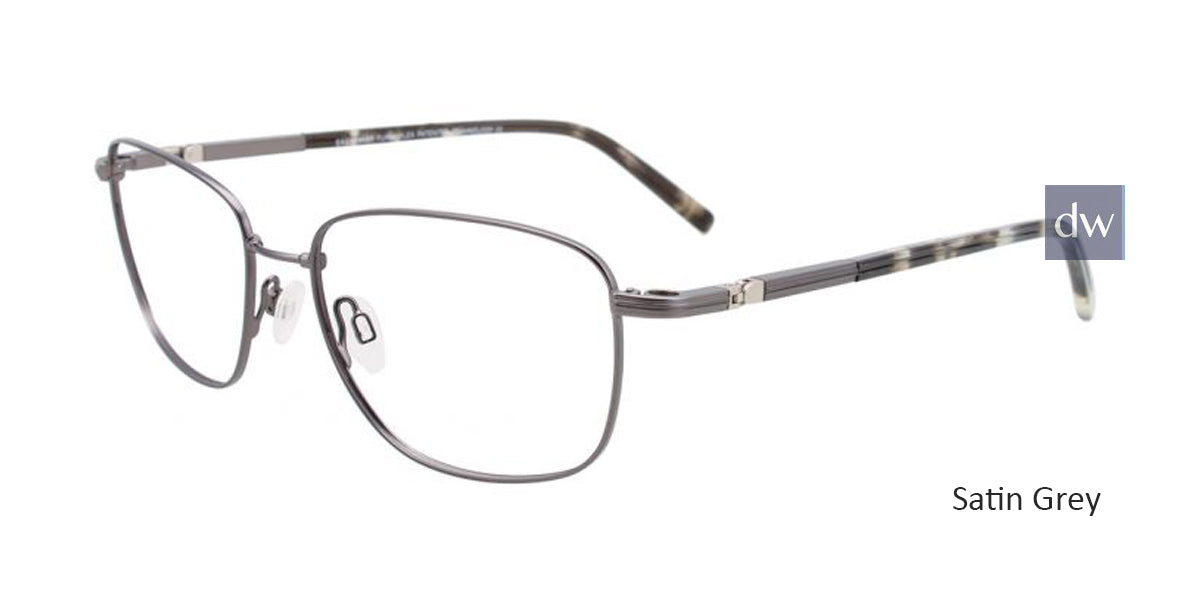 Satin Grey Clip & Twist CT261 Eyeglasses.