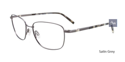 Satin Grey Clip & Twist CT261 Eyeglasses.