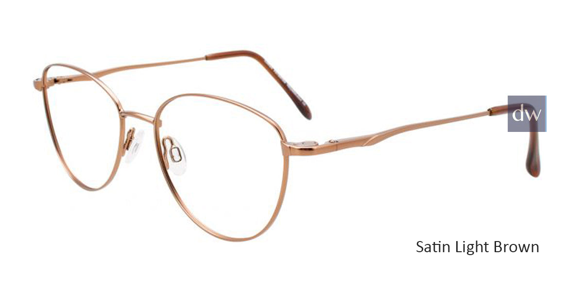 Satin Brown Cargo C5045 Eyeglasses.
