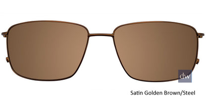 Satin Golden Brown Steel Clip-On