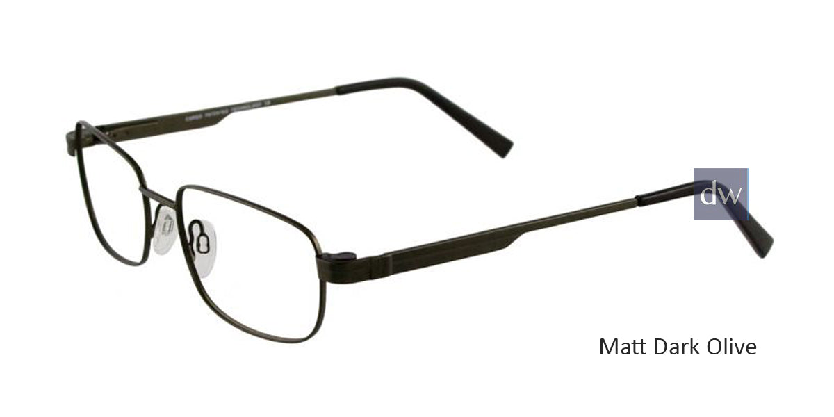 Matt Dark Olive Cargo C5035 Eyeglasses.