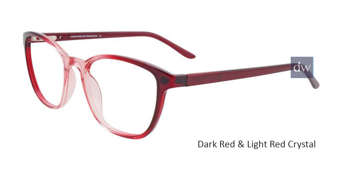 Dark Red & Light Red Crystal Cargo C5049 Eyeglasses.