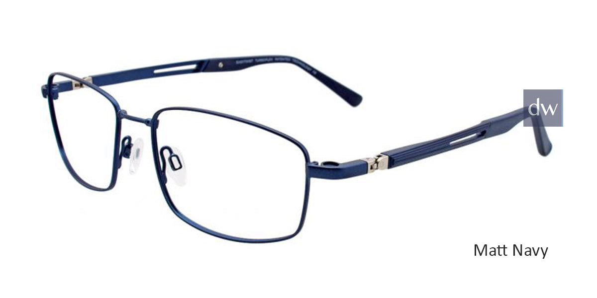 Matt Navy Clip & Twist CT238 Eyeglasses.