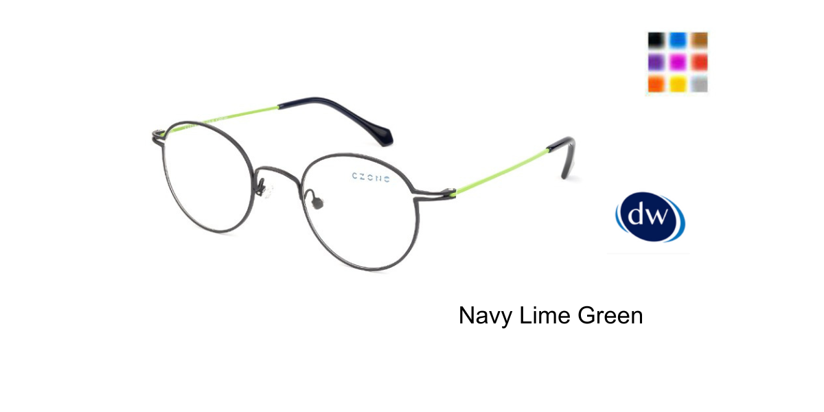 Navy Lime Green