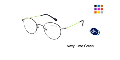 Navy Lime Green