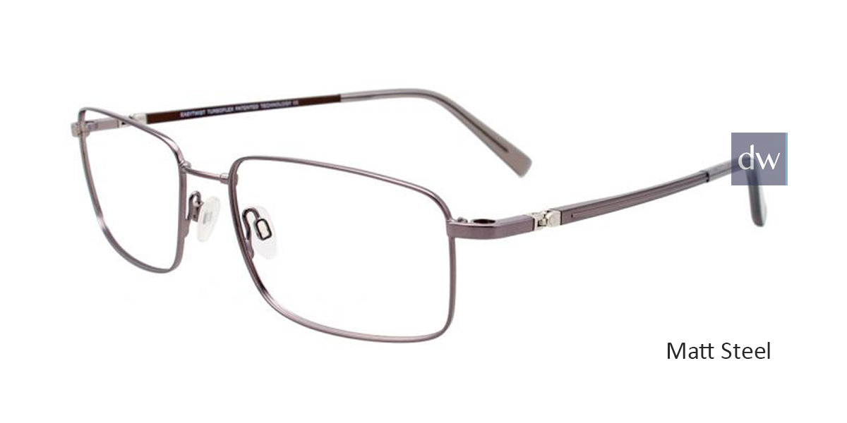 Matt Steel Clip & Twist CT265 Eyeglasses.