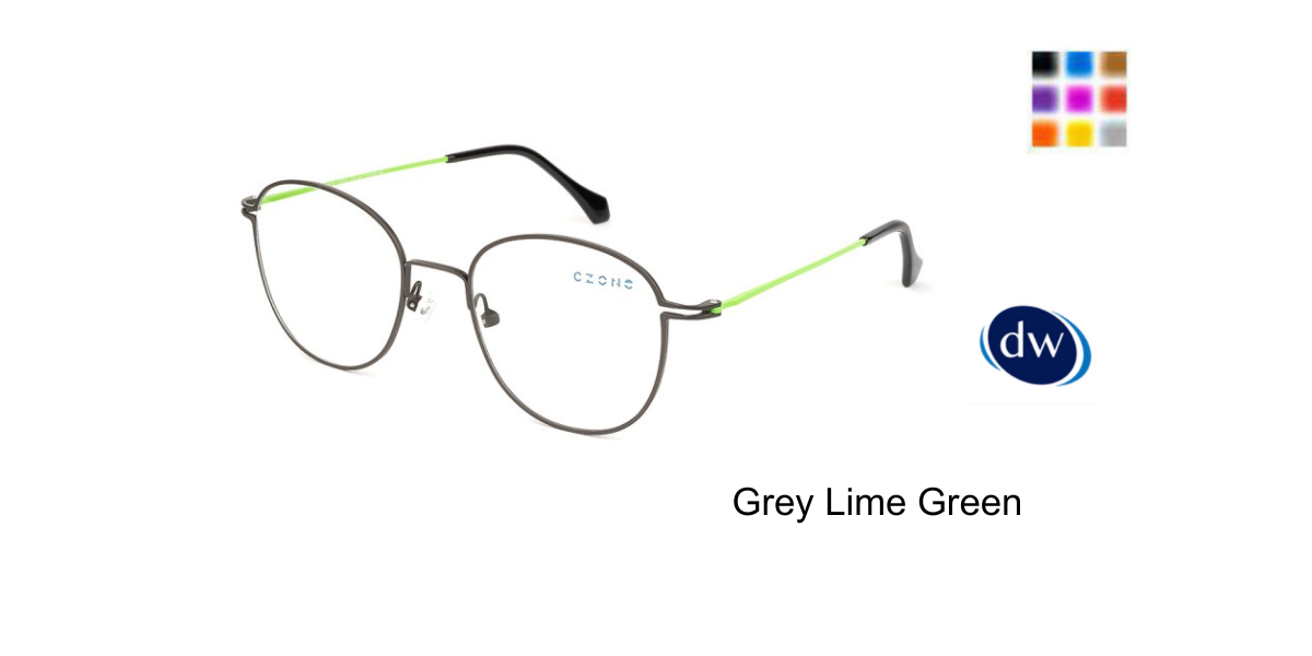 Grey Lime Green
