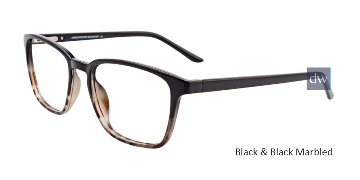 Black & Black Marbled Cargo C5052 Eyeglasses.