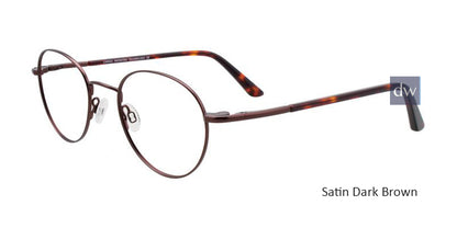 Satin Dark Brown Cargo C5047 Eyeglasses.