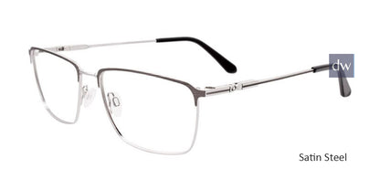 Satin Steel Clip & Twist CT269 Eyeglasses.