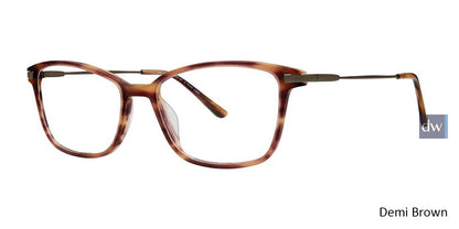 Demi Brown Vivid Collection Vivid 887 Eyeglasses.