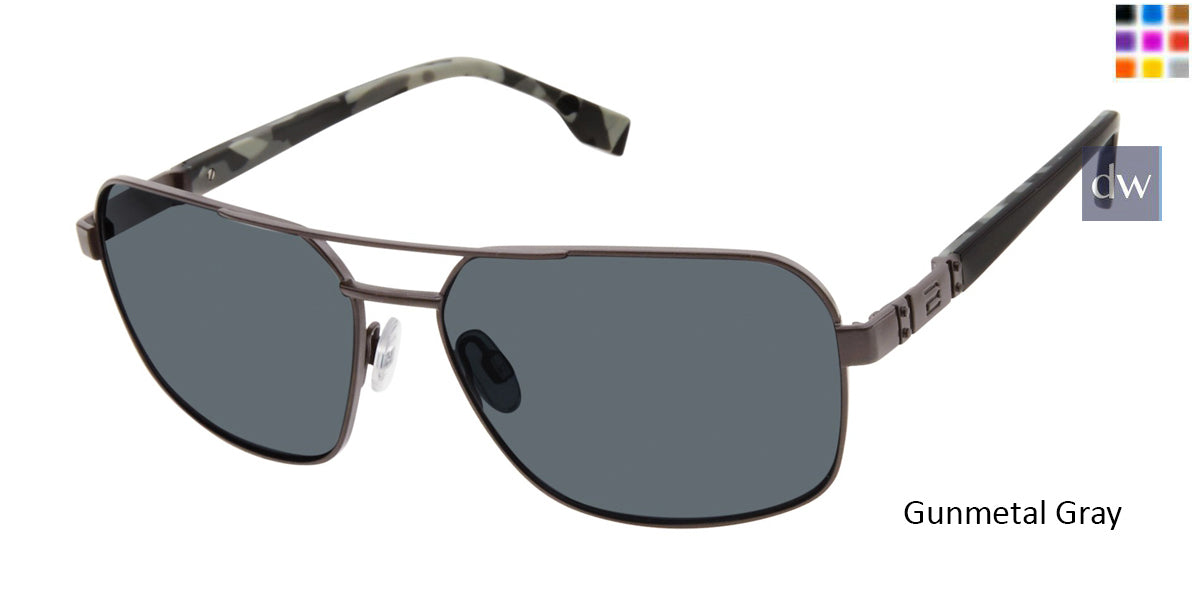Gunmetal Grey Buffalo BMS002 Sunglasses.