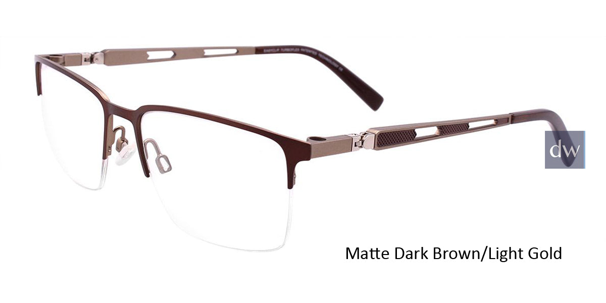 Matte Dark Brown Light Gold