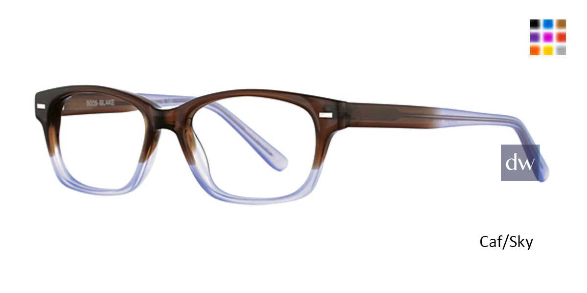 Cafe/Sky Deja Vu 9005 Eyeglasses - Teenager