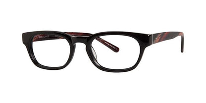 Black/Oxblood Deja Vu 9006 Eyeglasses