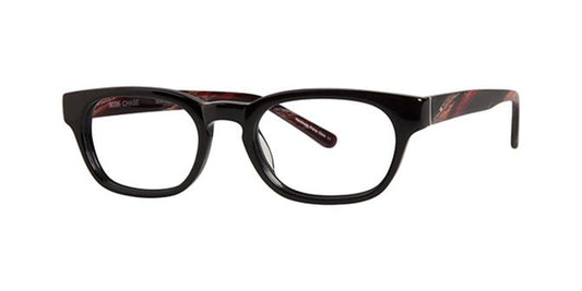 Black/Oxblood Deja Vu 9006 Eyeglasses