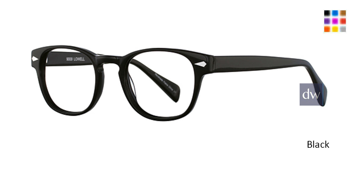 Black Deja Vu 9009 Eyeglasses - Teenager