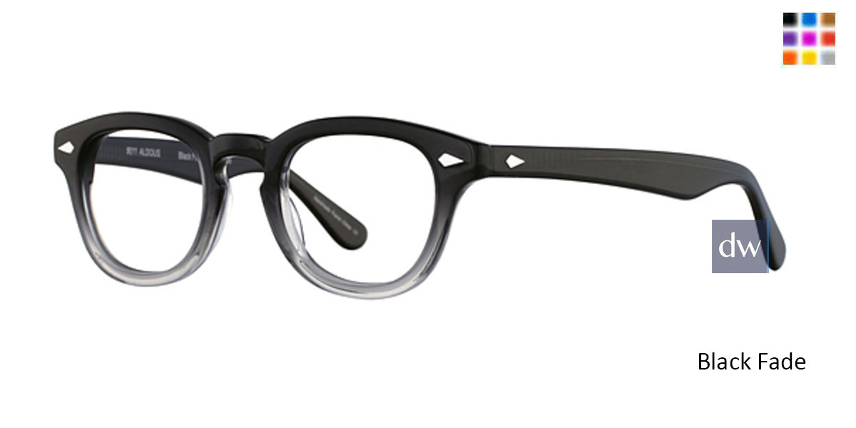 Black Fade Deja Vu 9011 Eyeglasses