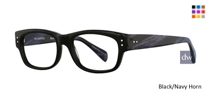 Black/Navy Horn Deja Vu 9013 Eyeglasses