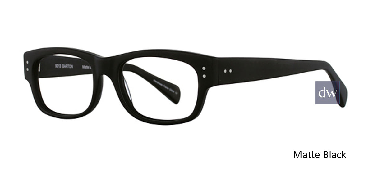 Matte Black Deja Vu 9013 Eyeglasses