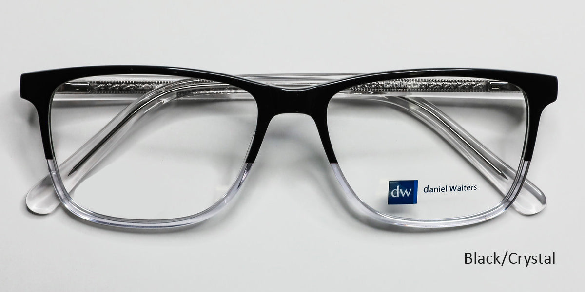 Black/Crystal Daniel Walters EAY908 Eyeglasses